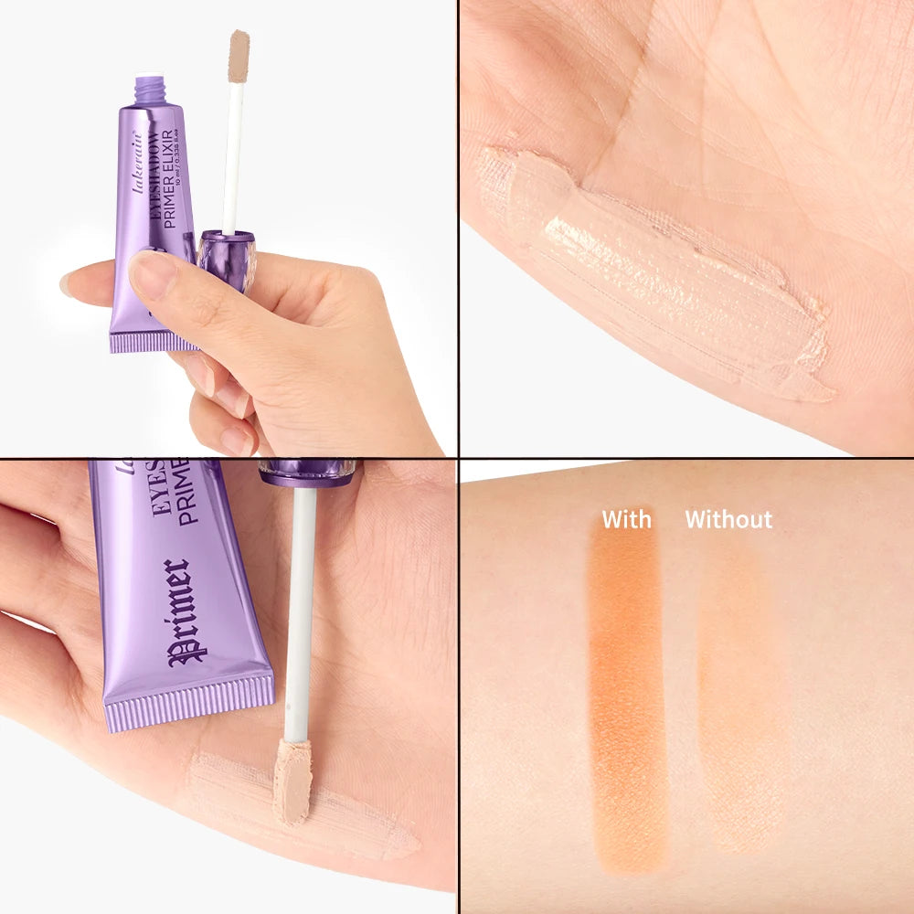 Eyeshadow Primer Elixir Long Lasting Waterproof Base for Women Daily Eye Makeup