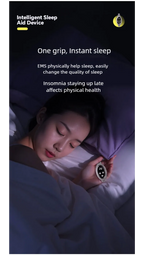 Microcurrent Sleep Aid Device EMS Pulse Massager for Restful Sleep and Anxiety Relief at Home