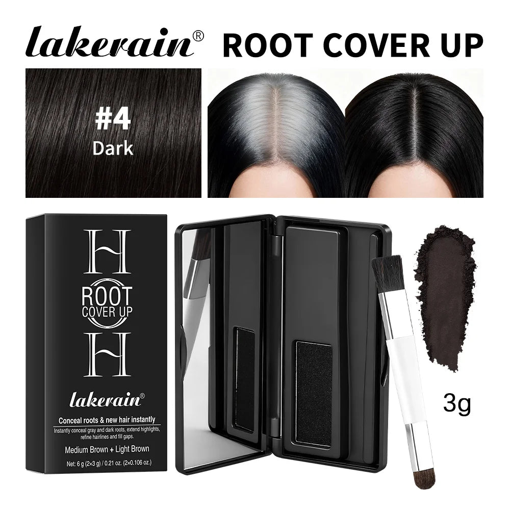 Hair Root Cover Up Powder Concealer for Instant Gray Coverage and Thinning Hair at Home - 24