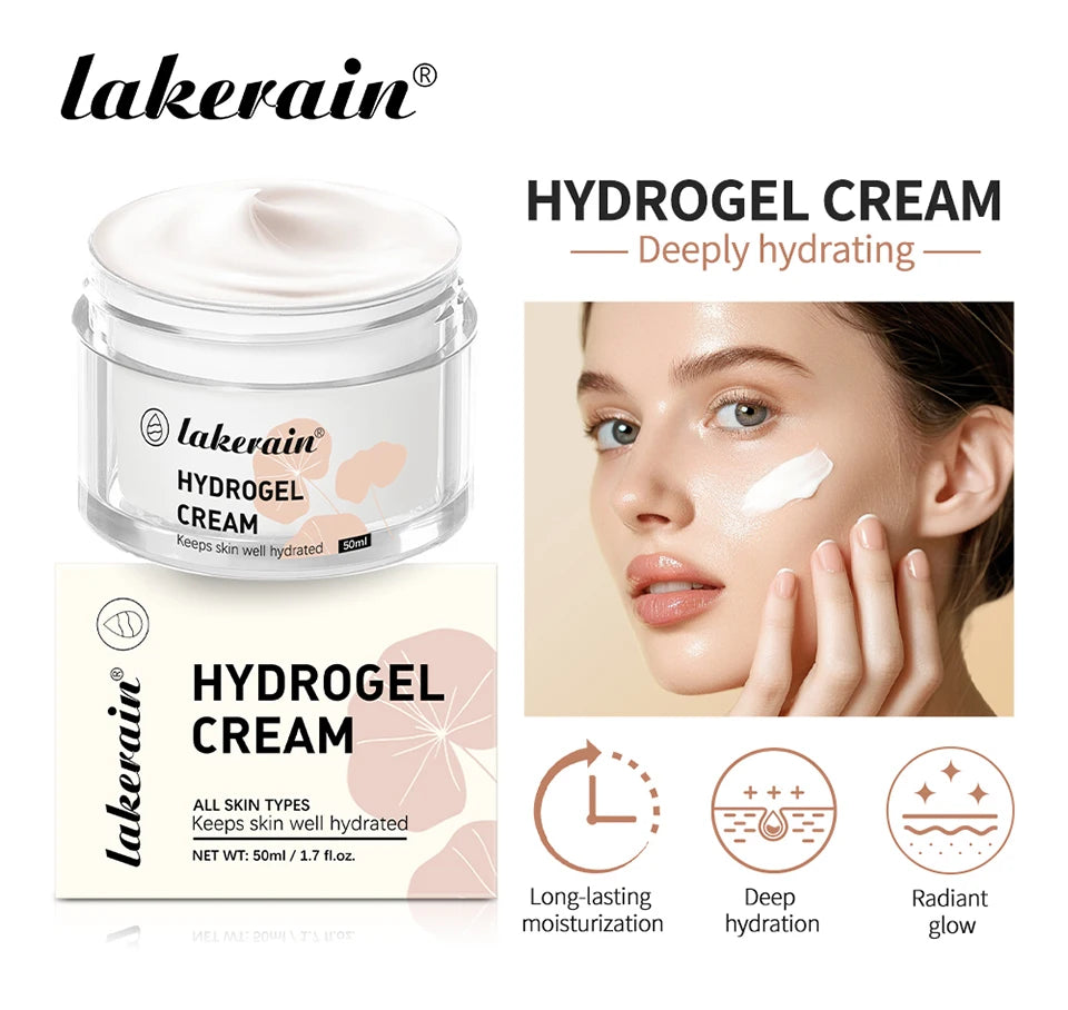 Hydrogel Cream Deeply Hydrating Moisturizer for Face and Skin Care Routine Daily Use - 7