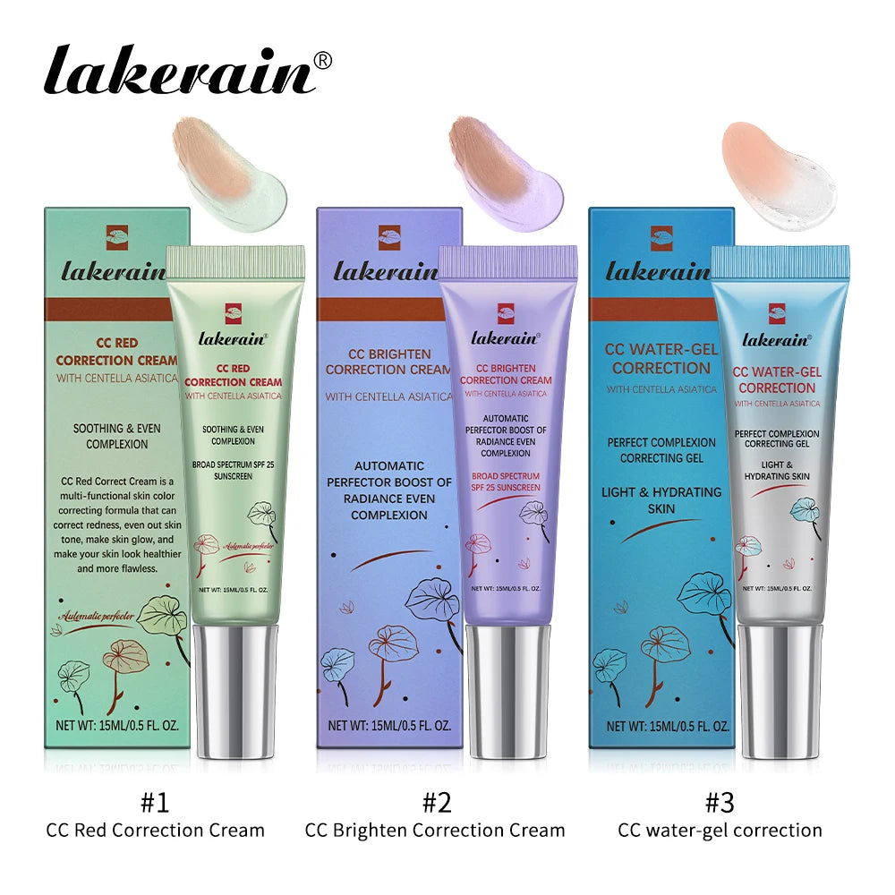 CC Water Gel Correction Cream Hydrating Foundation for Natural Glow and Daily Face Makeup