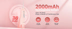 Portable Electric Water Flosser Rechargeable Oral Irrigator for Teeth Cleaning at Home