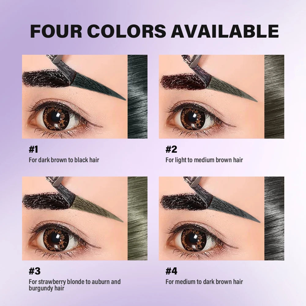Eyebrow Gel Tint Peel Off Waterproof Brow Enhancer for Natural Long Lasting Daily Makeup - 2