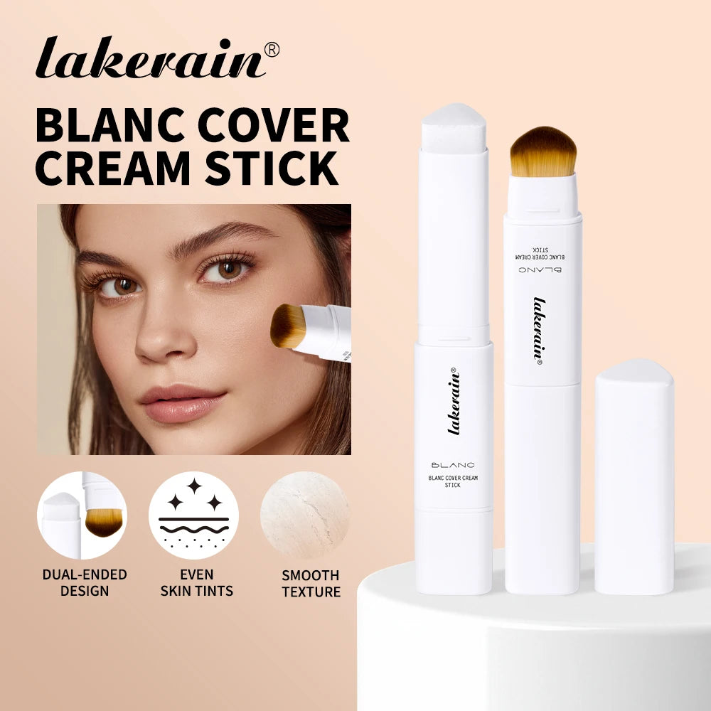 Color Changing Foundation Stick Buildable Coverage Natural Look for Daily Makeup Routine