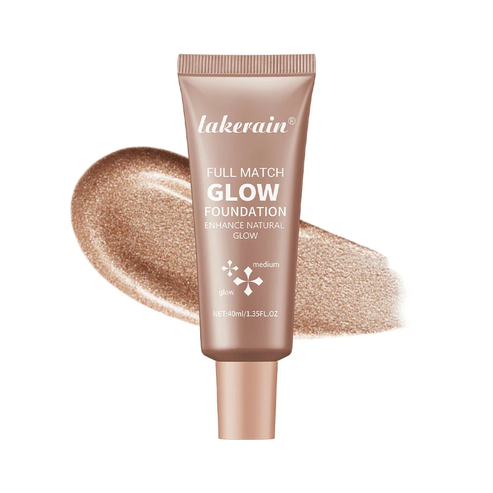 Liquid Glow Foundation Moisturizing Highlighter Base for Radiant Skin and Face Body