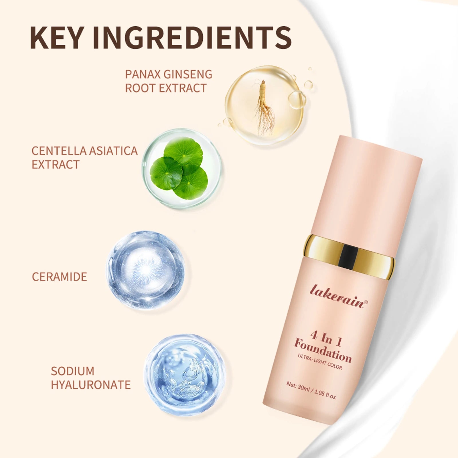 Color Changing Foundation Moisturizing Concealer for Even Skin Toning Daily Makeup Routine - 4