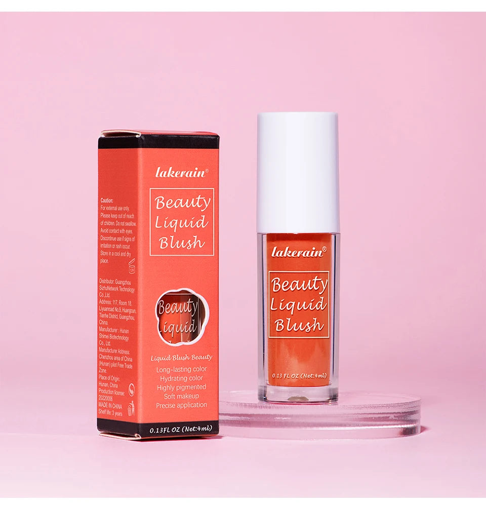 Beauty Liquid Blush Highly Pigmented Long Lasting Tint for Everyday Face Makeup - 18