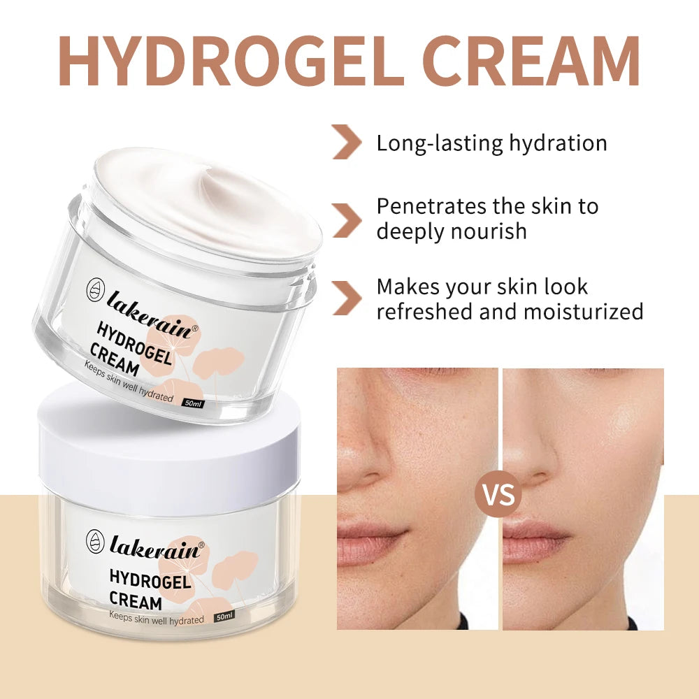 Hydrogel Cream Deeply Hydrating Moisturizer for Face and Skin Care Routine Daily Use