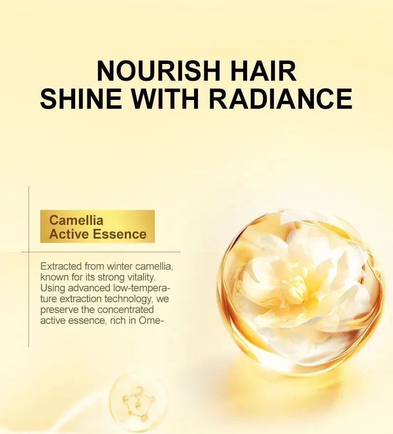 Amino Acid Hair Oil Nourishing Treatment for Smooth Shiny Hair and Heat Protection
