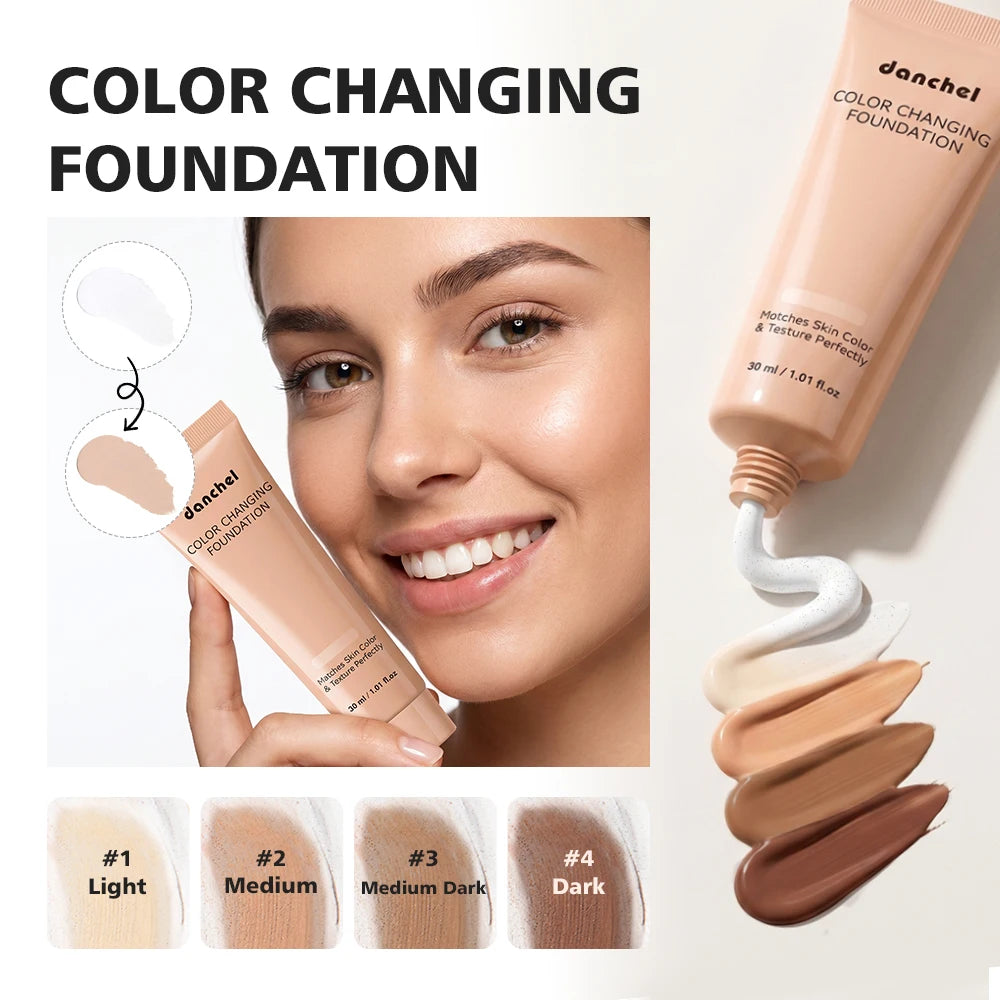 Color Changing Foundation Flawless Concealer for Women Daily Makeup Routine
