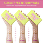 Cream Highlighter Palette Long Lasting Bronzer Blush for Professional Makeup Artists