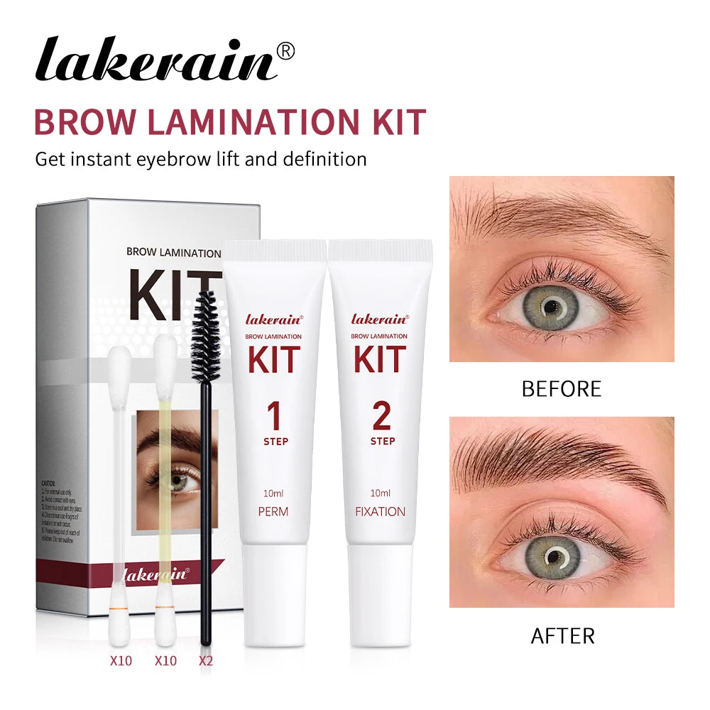 Brow Lamination Kit Professional Semi Permanent Eyebrow Lift for Salon Home Beauty Makeup