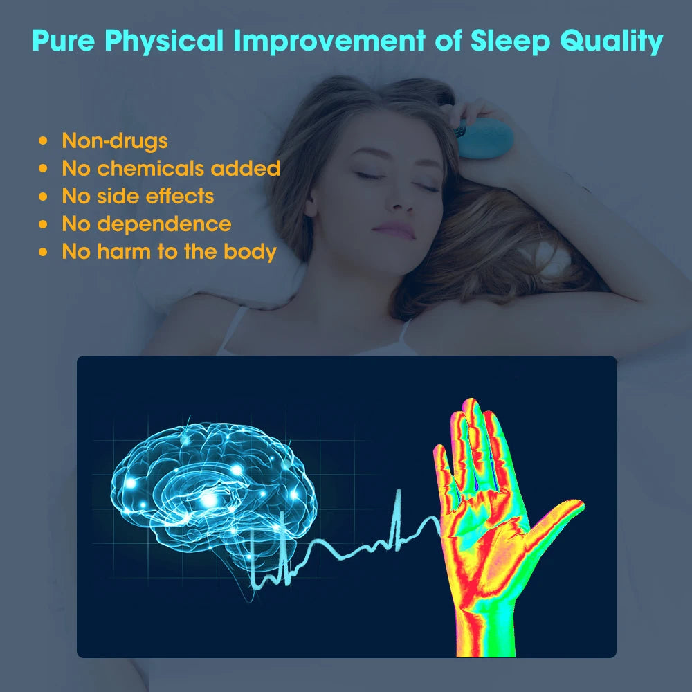 Handheld Sleep Aid Device for Insomnia Relief and Anxiety Management for Stressed Adults