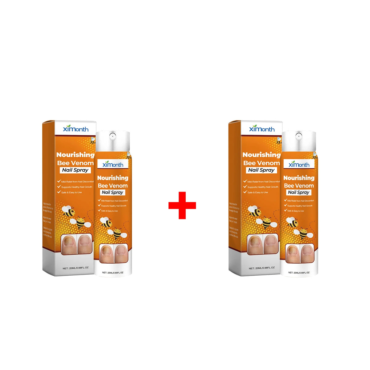 Bee Venom Nail Spray for Weak Brittle Nails Nourishing Treatment for Fingernails and Toenails