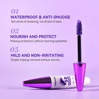 5D Mascara Waterproof Lengthening Lashes for Natural Daily Makeup and Long Lasting Eye Beauty