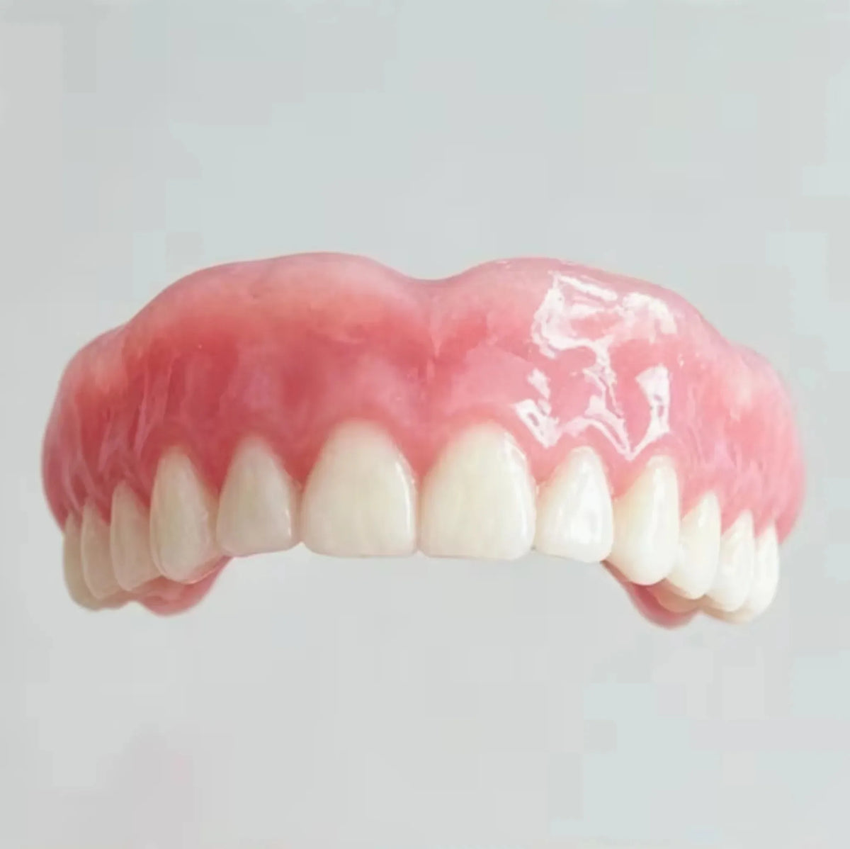 Silicone Dentures Natural False Teeth Instant Comfort Fit for Men and Women Everyday Use