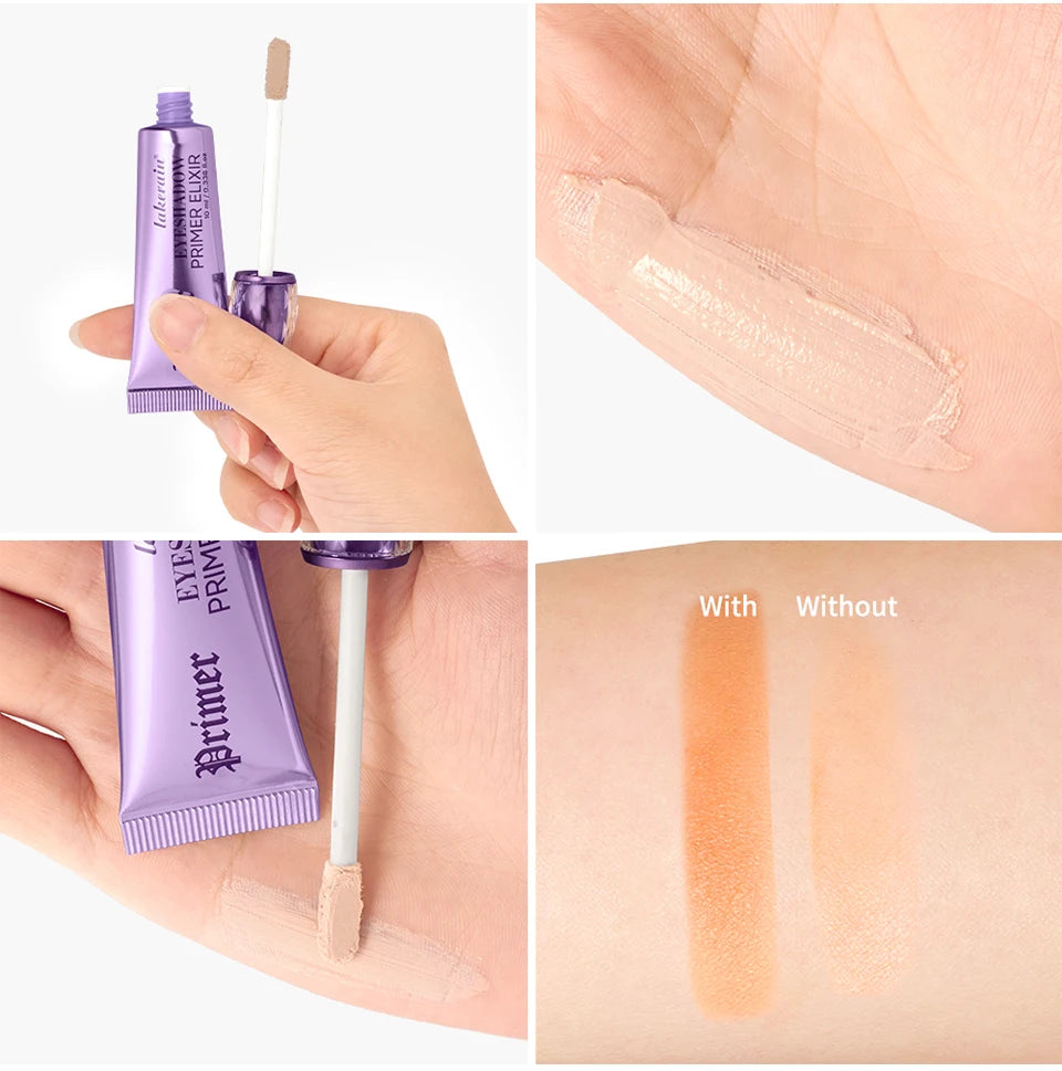 Eyeshadow Primer Elixir Long Lasting Waterproof Base for Women Daily Eye Makeup