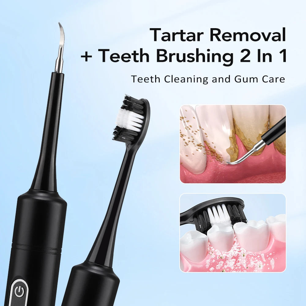 Electric Dental Scaler Tartar Remover for Teeth Whitening at Home for Adults and Personal Care