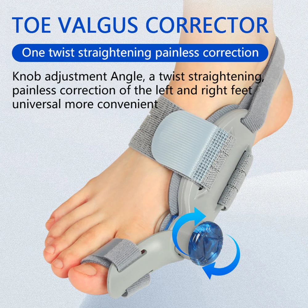 Big Toe Valgus Corrector Adjustable Bunion Splint for Painless Foot Relief at Home - 1