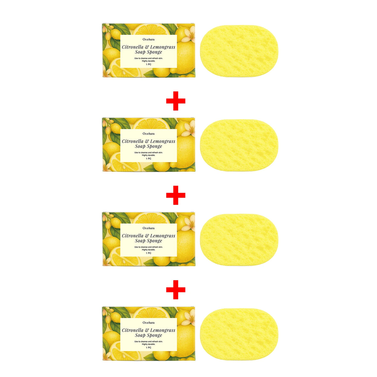 Bath Sponge Exfoliating Body Scrubber for Daily Skin Cleansing and Refreshing Shower Routine