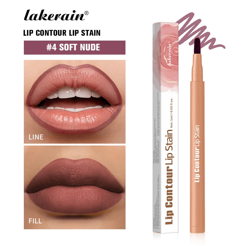 Lip Contour Stain Pen Long Lasting Waterproof Makeup for Daily Beauty and Travel - 27