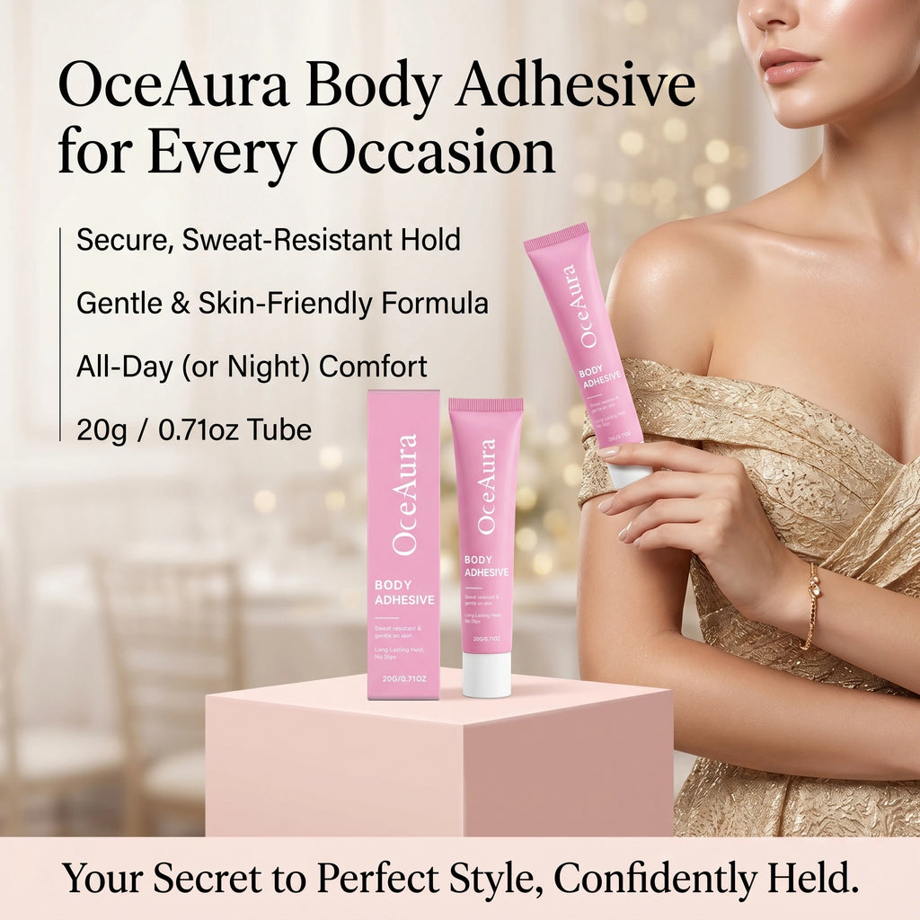 Body Adhesive for Clothing Sweatproof Invisible Hold for Daily Wear and Special Occasions
