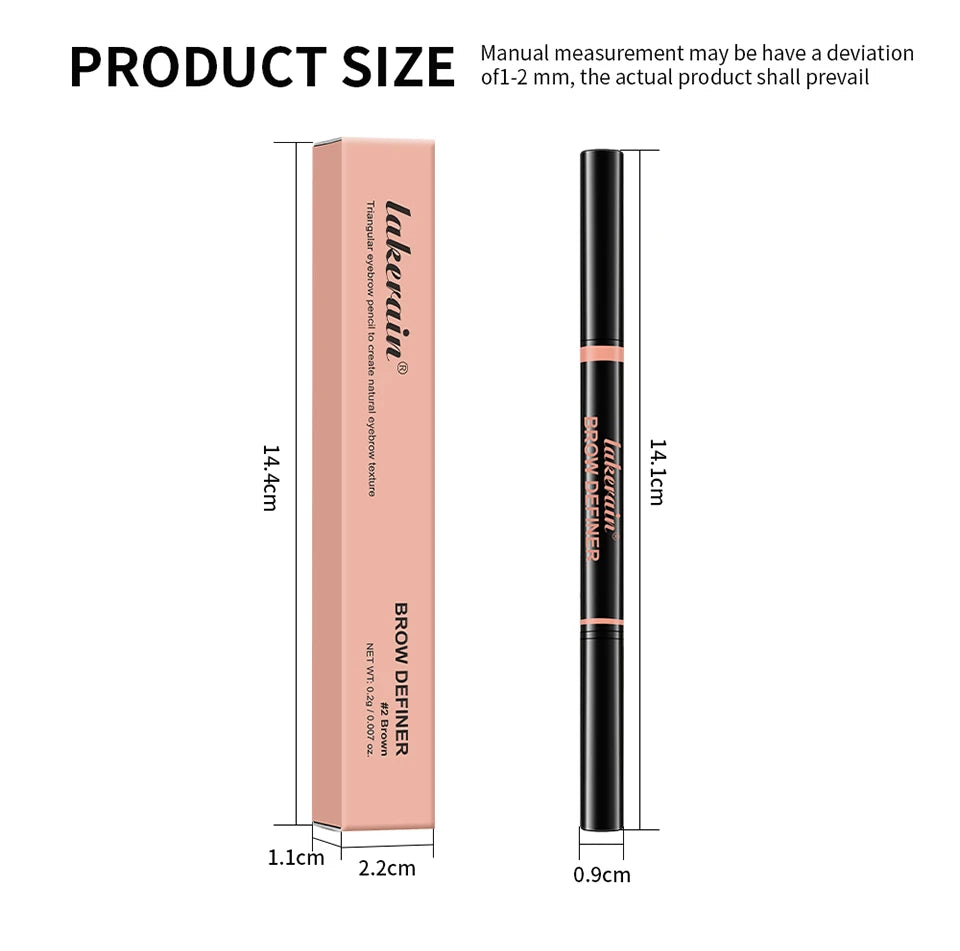 Eyebrow Pencil Waterproof Long Lasting Brow Definer for Precise Makeup Shaping and Grooming - 16