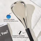 Ice Globes Stainless Steel Cryo Sticks for Facial Puffiness and Pore Tightening Spa Routine