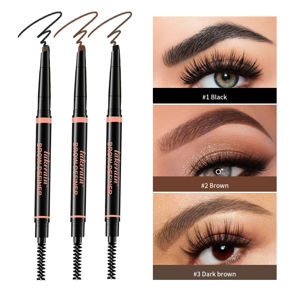 Eyebrow Pencil Waterproof Long Lasting Brow Definer for Precise Makeup Shaping and Grooming
