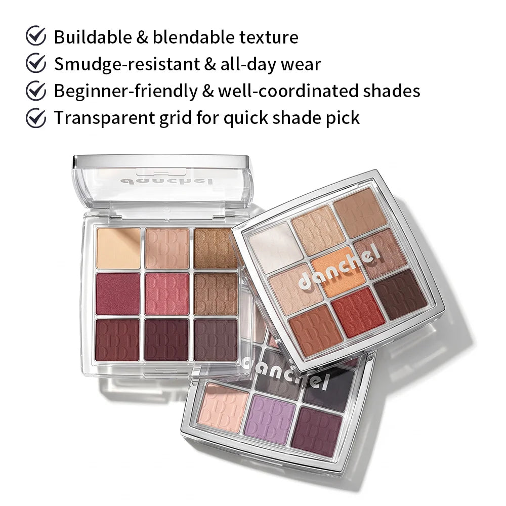 Artist Eyeshadow Palette Matte Shimmer Pigment for Daily Makeup and Party Looks