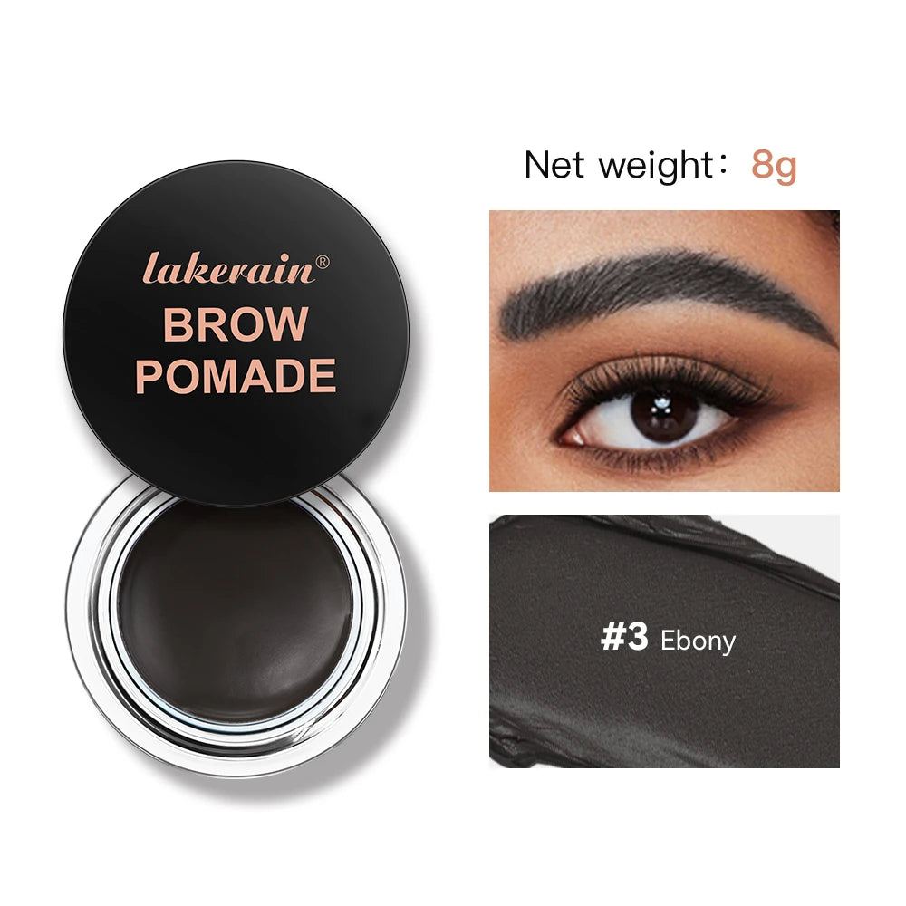 Brow Pomade Long Lasting Waterproof Eyebrow Cream for Defined Natural Brows and Daily Makeup