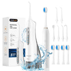 Water Flosser and Sonic Toothbrush Set Portable Oral Hygiene for Adults Daily