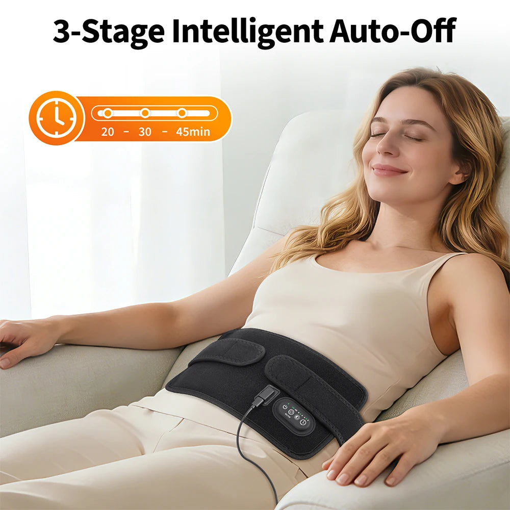 Red Light Therapy Device Infrared Heat Belt for Home Use on Body Joints and Waist Pain Relief