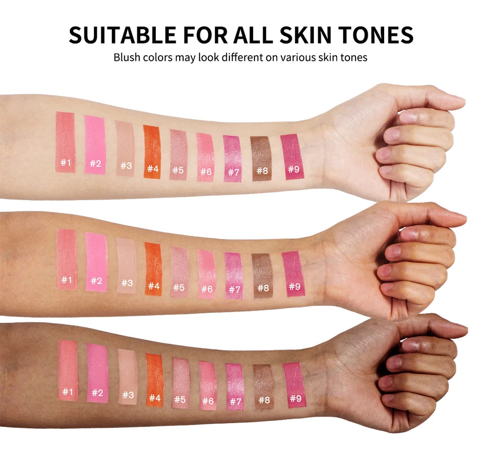 Beauty Liquid Blush Highly Pigmented Long Lasting Tint for Everyday Face Makeup