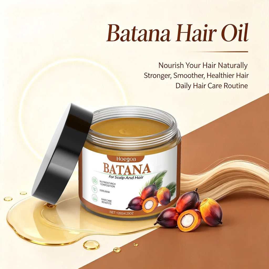 Batana Hair Mask Repair Split Ends for Dry Damaged Hair Scalp Nourishing Hair Care Treatment