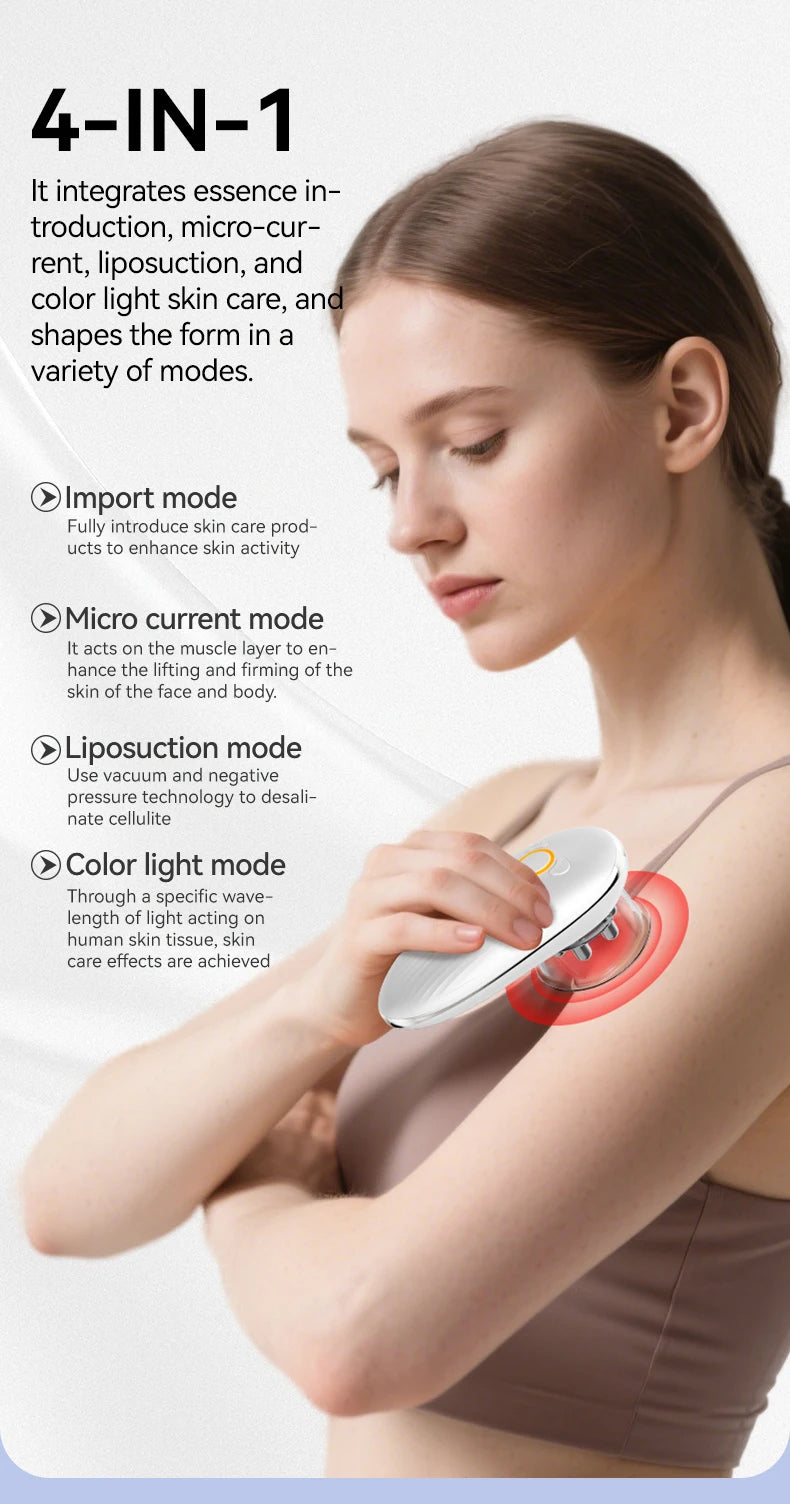 Body Sculpting Massager Anti Cellulite Device for Home and Travel Use for Men and Women