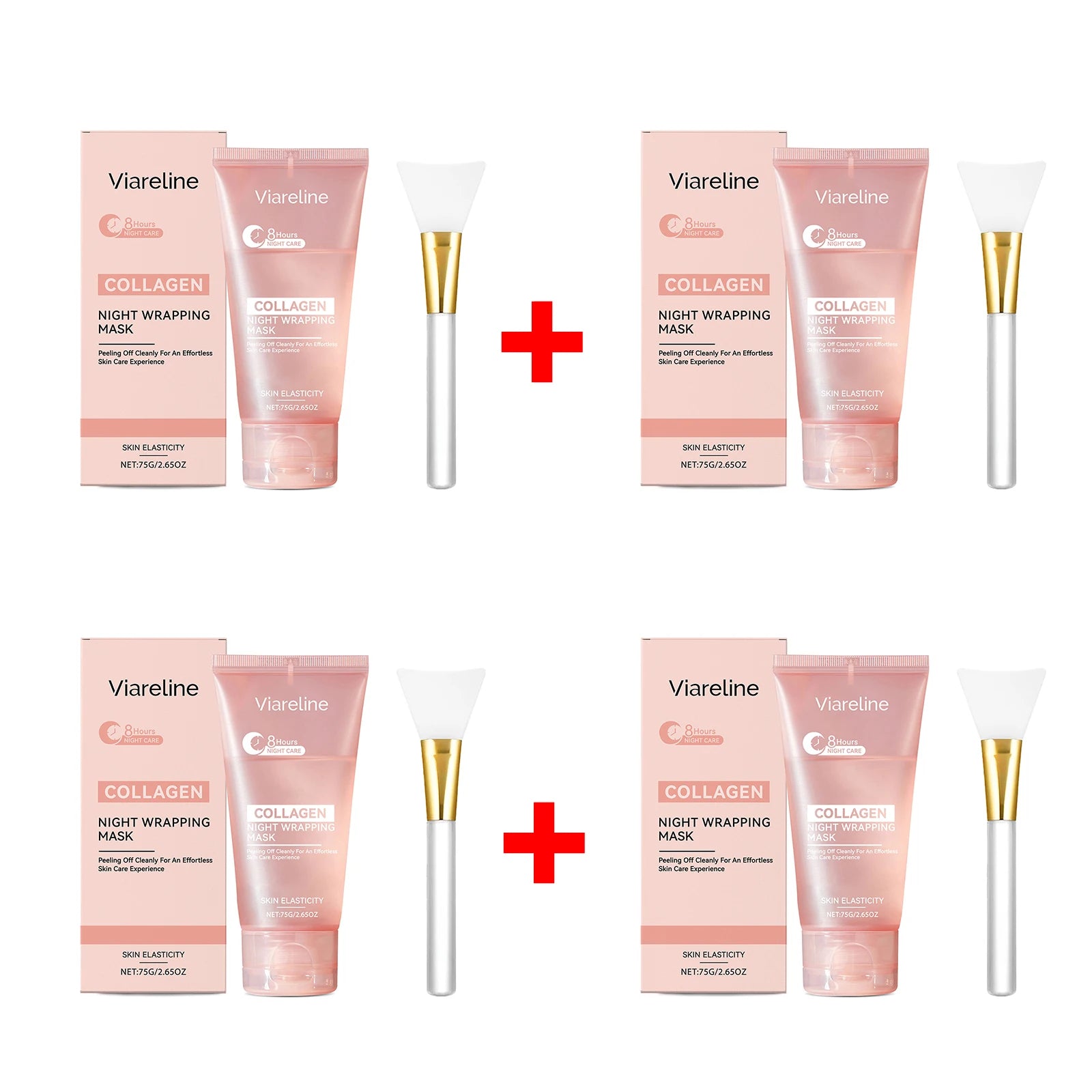 Collagen Night Wrapping Mask Firming Peel Off Treatment for Unisex Face Care - 15
