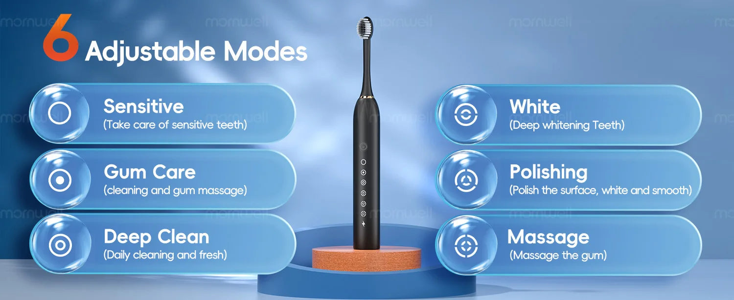 Water Flosser and Sonic Toothbrush Set Portable Oral Hygiene for Adults Daily - 15