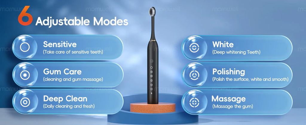 Water Flosser and Sonic Toothbrush Set Portable Oral Hygiene for Adults Daily