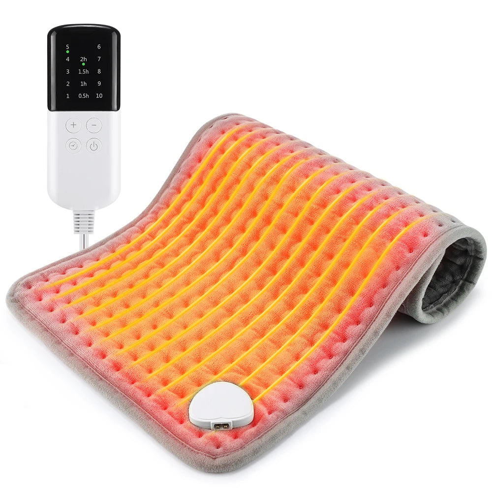 Electric Heating Pad Fast Thermal Mat for Back and Legs at Home or Office - 1