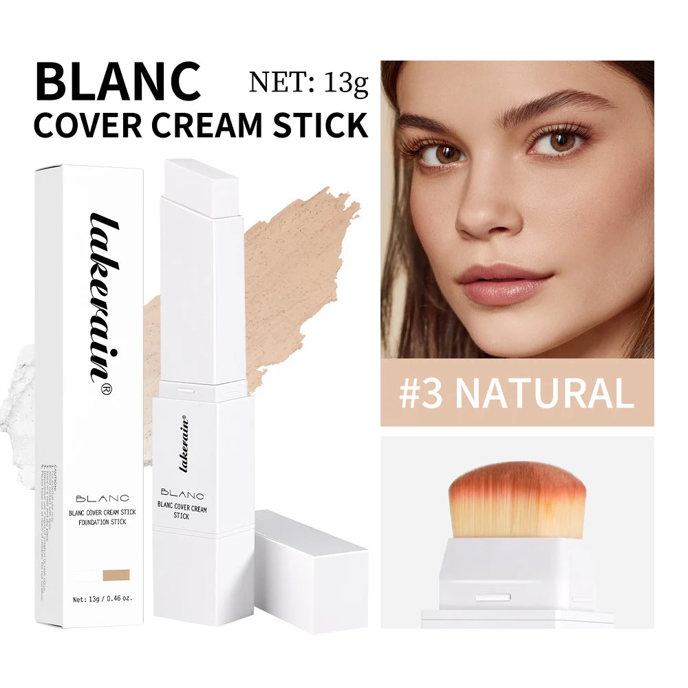 Blanc Cover Cream Stick Hydrating Foundation and Concealer for Daily Makeup Application