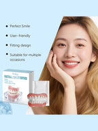 Fake Teeth Dentures Instant Smile Veneers for Men and Women for Natural Looking Oral Comfort