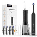 Water Flosser and Electric Toothbrush Kit Deep Cleaning for Home and Travel