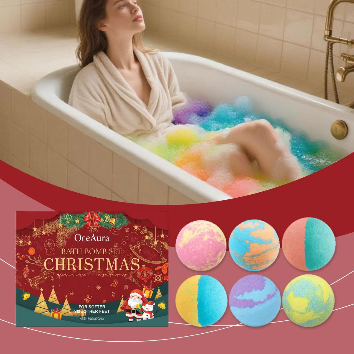 Children Bath Bombs Set Natural Aromatherapy Moisturizing Balls for Kids Relaxation at Home