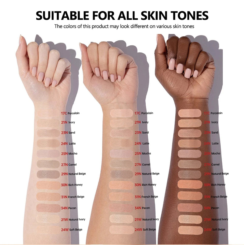 Cushion Foundation Long Lasting Coverage and Sun Protection for Daily Face Makeup