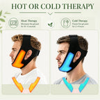 Face Ice Pack V Lifting Bandage Reusable Gel Compress for Home Skincare and Facial Recovery