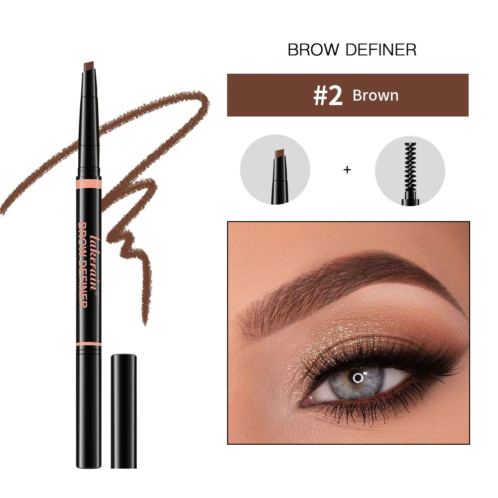 Eyebrow Pencil Waterproof Long Lasting Brow Definer for Precise Makeup Shaping and Grooming - 23