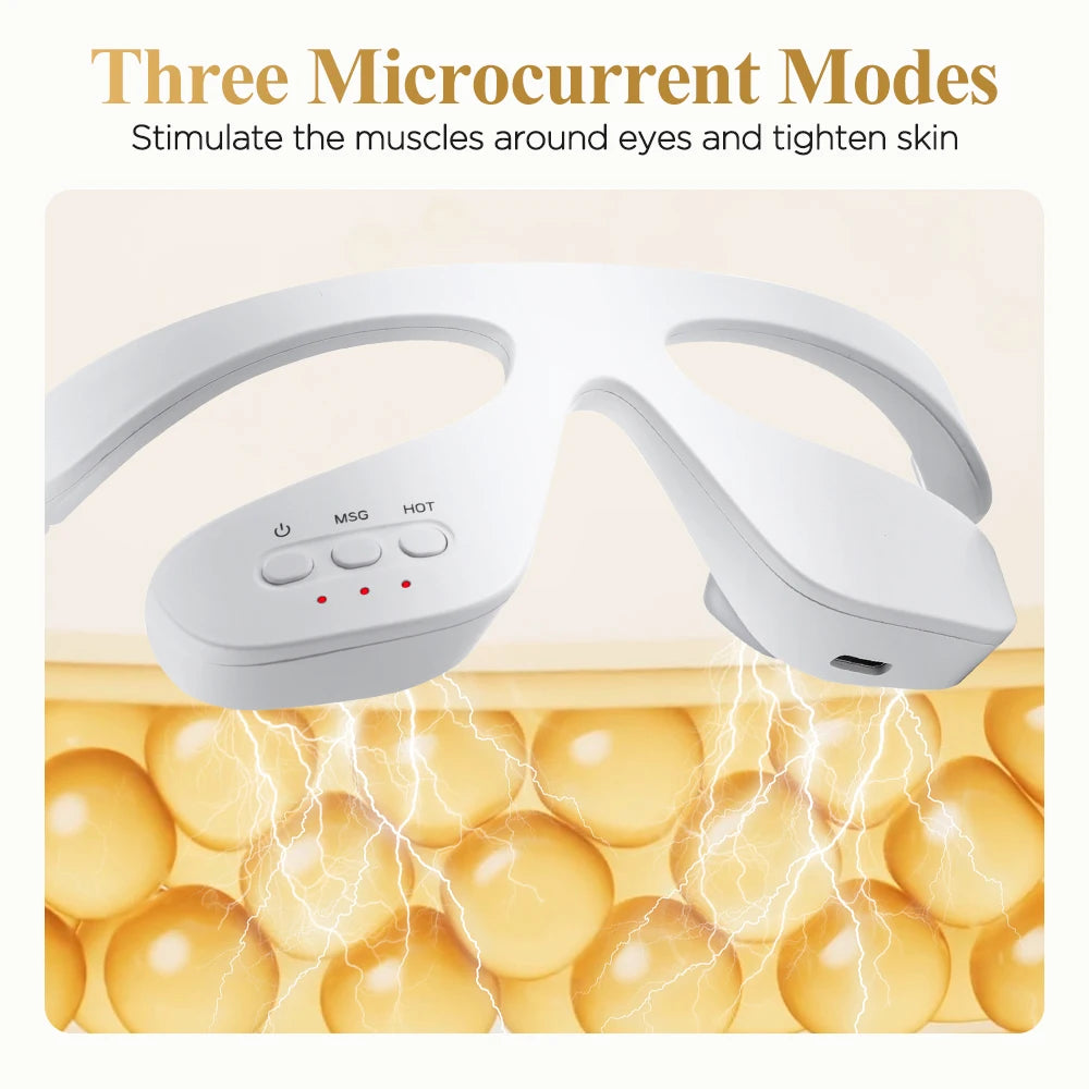3D Eye Massager Red Light Therapy Device for Relieving Eye Fatigue and Dark Circles at Home