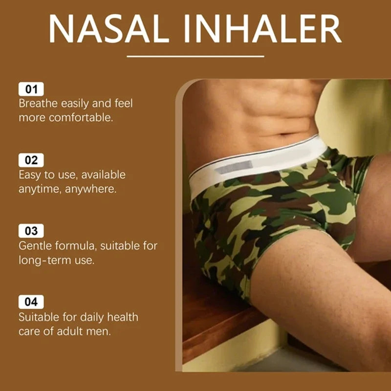 Bee Venom Nasal Inhaler Vitality Booster for Men Daily Support at Home or During Work Travel