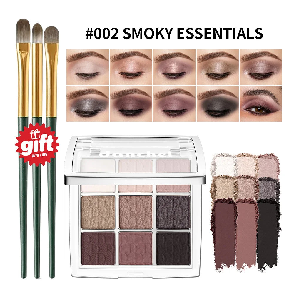 Artist Eyeshadow Palette Matte Shimmer Pigmented Shades for Beginners Daily Smoky Eye Makeup